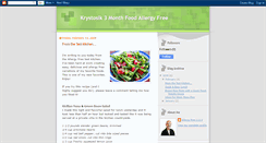 Desktop Screenshot of 3monthallergyfree.blogspot.com