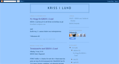 Desktop Screenshot of krissilund.blogspot.com