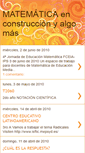 Mobile Screenshot of matematicaenconstruccion.blogspot.com