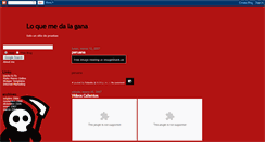 Desktop Screenshot of loquemedalagana.blogspot.com