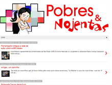 Tablet Screenshot of pobresenojentas.blogspot.com