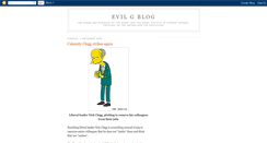 Desktop Screenshot of evil-g.blogspot.com