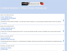 Tablet Screenshot of comentariosypracticasfiscales.blogspot.com