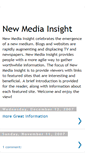 Mobile Screenshot of newmediainsight.blogspot.com