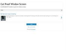 Tablet Screenshot of catproofwindowscreen.blogspot.com