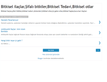 Tablet Screenshot of bitkisel-ilaclar.blogspot.com