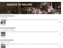 Tablet Screenshot of maggieindalian.blogspot.com