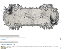 Tablet Screenshot of lefadedfleur.blogspot.com