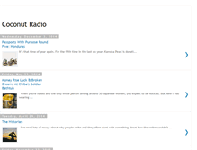 Tablet Screenshot of coconutradio.blogspot.com