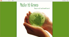 Desktop Screenshot of makeitgreenrain.blogspot.com