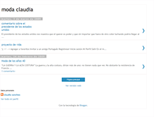 Tablet Screenshot of modaclauidia.blogspot.com