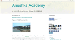 Desktop Screenshot of anushkaacademy.blogspot.com