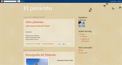 Desktop Screenshot of blogpimiento.blogspot.com