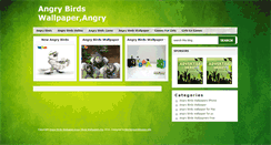 Desktop Screenshot of angybirdswallpaper.blogspot.com