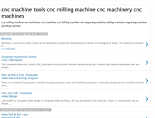 Tablet Screenshot of cncmachinetools.blogspot.com