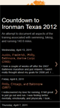 Mobile Screenshot of countdowntoironmantexas2012.blogspot.com