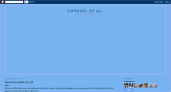Desktop Screenshot of londonnodol.blogspot.com