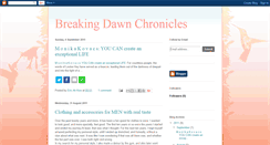 Desktop Screenshot of breakingdawnchronicles.blogspot.com