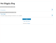Tablet Screenshot of hotbliggityblog.blogspot.com