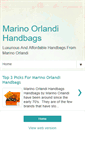 Mobile Screenshot of marinoorlandihandbags.blogspot.com