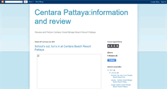 Desktop Screenshot of centarapattaya.blogspot.com