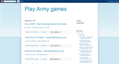 Desktop Screenshot of playarmygames.blogspot.com