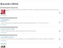 Tablet Screenshot of buscandoabettie.blogspot.com