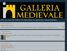 Tablet Screenshot of galleriamedievale.blogspot.com