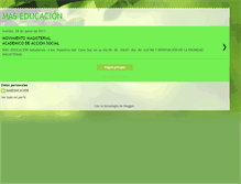 Tablet Screenshot of maseducacion2010.blogspot.com