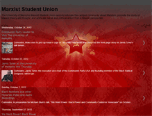 Tablet Screenshot of marxiststudentunion.blogspot.com