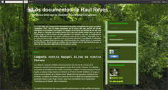 Desktop Screenshot of los-documentos-de-raul-reyes.blogspot.com