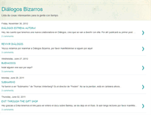 Tablet Screenshot of dialogosbizarros.blogspot.com