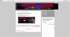 Desktop Screenshot of macrojuegos.blogspot.com