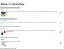 Tablet Screenshot of dolina-mostow.blogspot.com