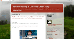 Desktop Screenshot of iranianembassyandthegreenparty.blogspot.com