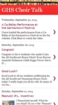 Mobile Screenshot of ghschoir.blogspot.com