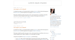 Desktop Screenshot of linux-man-pages.blogspot.com