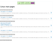 Tablet Screenshot of linux-man-pages.blogspot.com