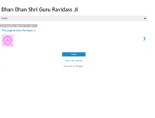 Tablet Screenshot of dhandhanshrigururavidassji.blogspot.com