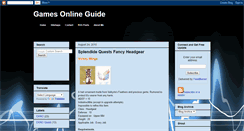 Desktop Screenshot of games-online-guide.blogspot.com