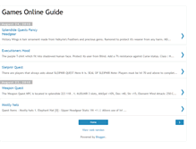 Tablet Screenshot of games-online-guide.blogspot.com