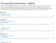 Tablet Screenshot of goodhighschool.blogspot.com