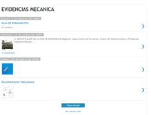Tablet Screenshot of evidenciasmecanica.blogspot.com