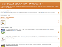 Tablet Screenshot of getbuzzyeducationproducts.blogspot.com