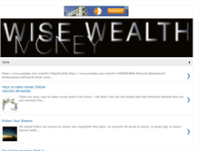 Tablet Screenshot of money-wisewealth.blogspot.com