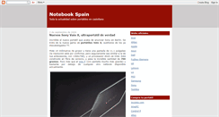 Desktop Screenshot of notebookspain.blogspot.com