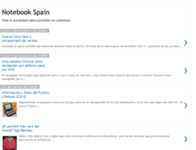 Tablet Screenshot of notebookspain.blogspot.com