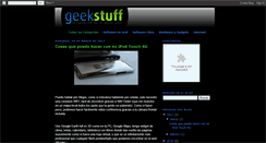 Desktop Screenshot of geekstuffblog.blogspot.com