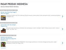 Tablet Screenshot of pasarprodukindonesia.blogspot.com