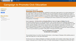 Desktop Screenshot of campaign4civiced.blogspot.com